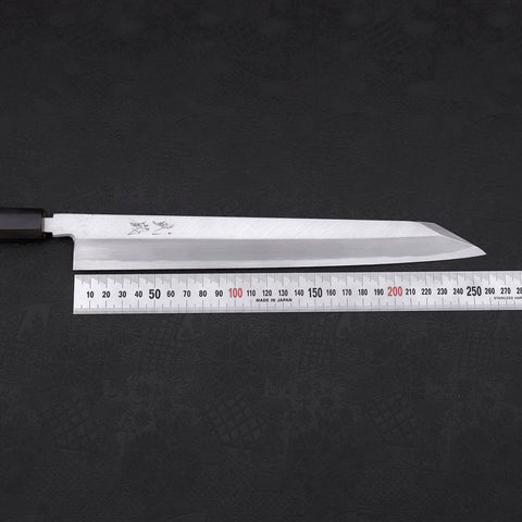 Yanagi-Kiritsuke White Steel #2 Kasumi Buffalo Magnolia Handle 270mm (10.6”)-[Musashi]-[Japan-Küchenmesser]