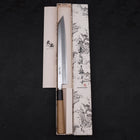 Yanagi-Kiritsuke White Steel #2 Kasumi Buffalo Magnolia Handle 270mm (10.6”)-[Musashi]-[Japan-Küchenmesser]
