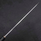 Yanagi Kiritsuke White Steel #2 Kasumi Büffelhorn und Magnolienholz Griff 240mm-[Musashi]-[Japan-Küchenmesser]