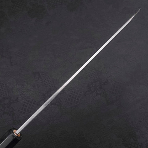 Yanagi Kiritsuke White Steel #2 Kasumi Büffelhorn und Magnolienholz Griff 240mm-[Musashi]-[Japan-Küchenmesser]