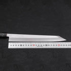 Yanagi Kiritsuke White Steel #2 Kasumi Büffelhorn und Magnolienholz Griff 240mm-[Musashi]-[Japan-Küchenmesser]