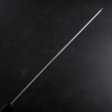 Yanagi Kiritsuke White Steel #2 Kasumi Büffelhorn und Teakholz Griff 270mm-[Musashi]-[Japan-Küchenmesser]
