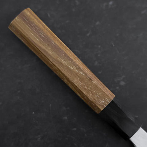 Yanagi Kiritsuke White Steel #2 Kasumi Büffelhorn und Teakholz Griff 270mm-[Musashi]-[Japan-Küchenmesser]