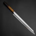 Yanagi Kiritsuke White Steel #2 Kasumi Yaki Urushi Griff 290mm-[Musashi]-[Japan-Küchenmesser]