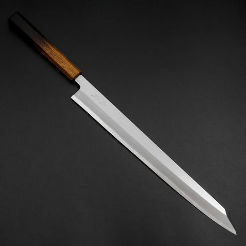 Yanagi Kiritsuke White Steel #2 Kasumi Yaki Urushi Griff 320mm-[Musashi]-[Japan-Küchenmesser]
