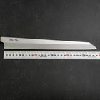 Yanagi Kiritsuke White steel #2 Kasumi Büffelhorn und Teak Griff 300mm-[Musashi]-[Japan-Küchenmesser]