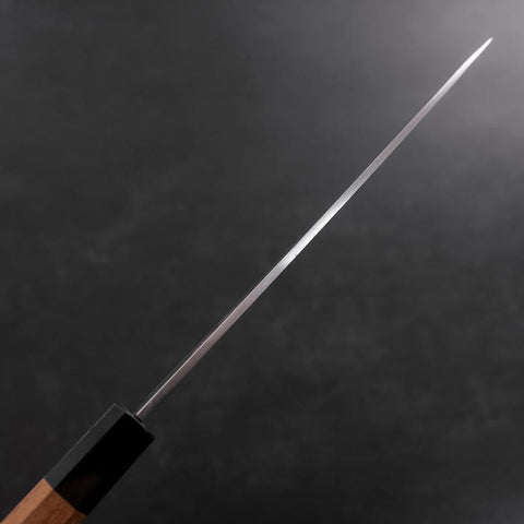 Yanagiba AUS-10 Linkshand Poliert Büffelhorn und Teakholz Griff 210mm-[Musashi]-[Japan-Küchenmesser]