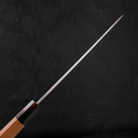 Yanagiba AUS-10 Linkshand Poliert Büffelhorn und Teakholz Griff 270mm-[Musashi]-[Japan-Küchenmesser]