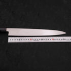 Yanagiba AUS-10 Linkshand Poliert Büffelhorn und Teakholz Griff 270mm-[Musashi]-[Japan-Küchenmesser]