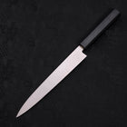 Yanagiba AUS-8 Poliert Dunkelblauer Urushi Griff 210mm-[Musashi]-[Japan-Küchenmesser]