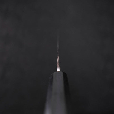 Yanagiba AUS-8 Poliert Dunkelblauer Urushi Griff 210mm-[Musashi]-[Japan-Küchenmesser]