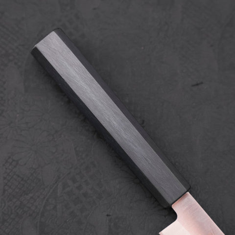 Yanagiba AUS-8 Poliert Dunkelblauer Urushi Griff 210mm-[Musashi]-[Japan-Küchenmesser]