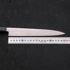 Yanagiba AUS-8 Poliert Dunkelblauer Urushi Griff 210mm-[Musashi]-[Japan-Küchenmesser]