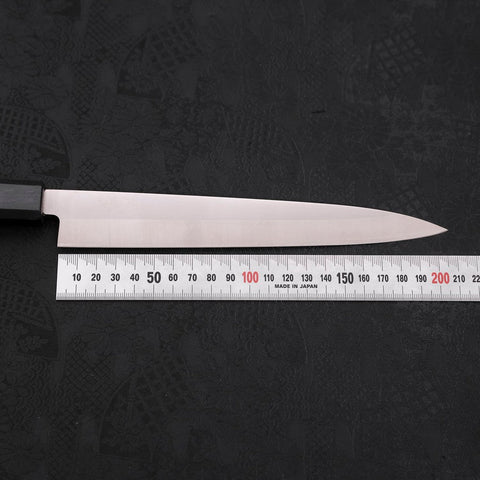 Yanagiba AUS-8 Poliert Dunkelblauer Urushi Griff 210mm-[Musashi]-[Japan-Küchenmesser]