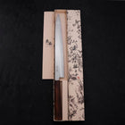 Yanagiba AUS-8, Poliert Sumi Urushi Griff, 300mm-[Musashi]-[Japan-Küchenmesser]