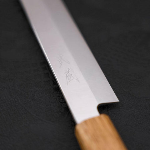 Yanagiba AUS-8, Poliert Yaki Urushi Griff, 270mm-[Musashi]-[Japan-Küchenmesser]