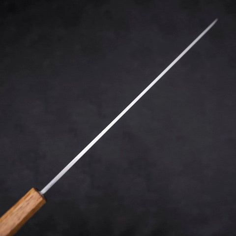 Yanagiba AUS-8 Polished Yaki Urushi Handle 300mm-[Musashi]-[Japanese-Kitchen-Knives]