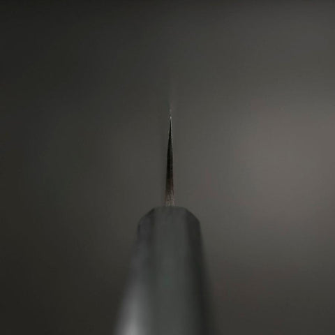 Yanagiba Blue Steel #1 Kurouchi Dunkelblauer Urushi Griff 170mm-[Musashi]-[Japan-Küchenmesser]