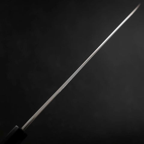 Yanagiba Blue Steel #1 Suminagashi Buffalo Ebony Handle With Sheath 270mm (10.6”)-[Musashi]-[Japan-Küchenmesser]