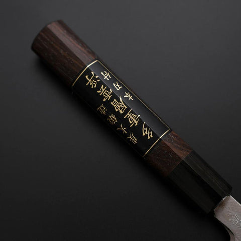 Yanagiba Blue Steel #2 Damast Rosenholz Griff 180mm-[Musashi]-[Japan-Küchenmesser]