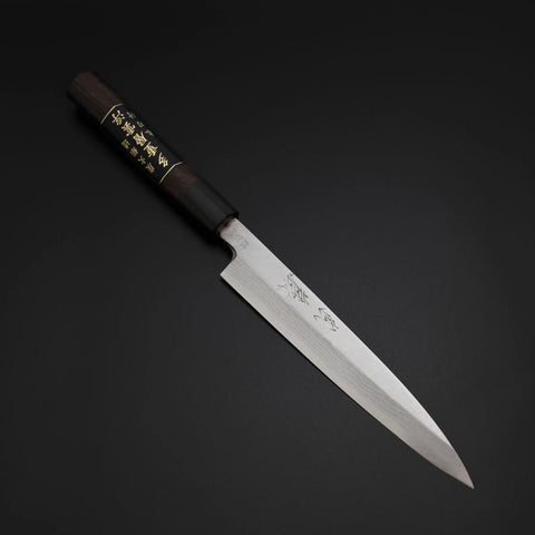 Yanagiba Blue Steel #2 Damast Rosenholz Griff 180mm-[Musashi]-[Japan-Küchenmesser]