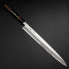Yanagiba Blue Steel #2 Damast Rosenholz Griff 330mm-[Musashi]-[Japan-Küchenmesser]