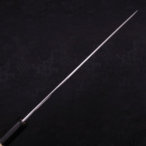 Yanagiba Blue Steel #2 Kasumi Büffelhorn und Magnolienholz Griff 240mm-[Musashi]-[Japan-Küchenmesser]