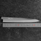 Yanagiba Blue Steel #2 Kasumi Buffalo Magnolia Handle 240mm (9.4”)-[Musashi]-[Japanese-Kitchen-Knives]