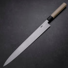 Yanagiba Blue Steel #2 Kasumi Büffelhorn und Magnolienholz Griff 330mm-[Musashi]-[Japan-Küchenmesser]