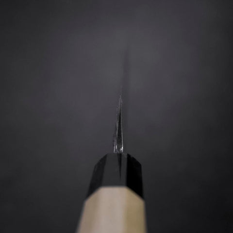 Yanagiba Blue Steel #2 Kasumi Büffelhorn und Magnolienholz Griff 330mm-[Musashi]-[Japan-Küchenmesser]
