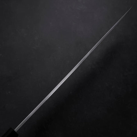 Yanagiba Blue Steel #2 Kasumi Büffelhorn und Magnolienholz Griff 330mm-[Musashi]-[Japan-Küchenmesser]