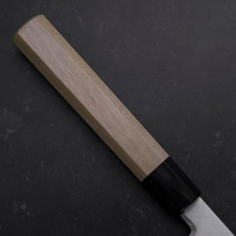 Yanagiba Blue Steel #2 Kasumi Büffelhorn und Magnolienholz Griff 330mm-[Musashi]-[Japan-Küchenmesser]