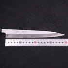 Yanagiba Blue Steel #2 Kasumi Dunkelblauer Urushi Griff 210mm-[Musashi]-[Japan-Küchenmesser]