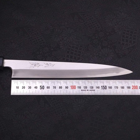 Yanagiba Blue Steel #2 Kasumi Dunkelblauer Urushi Griff 210mm-[Musashi]-[Japan-Küchenmesser]