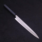 Yanagiba Blue Steel #2 Kasumi Dunkelblauer Urushi Griff 240mm-[Musashi]-[Japan-Küchenmesser]