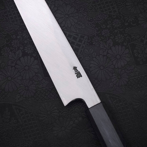 Yanagiba Blue Steel #2 Kasumi Dunkelblauer Urushi Griff 270mm-[Musashi]-[Japan-Küchenmesser]