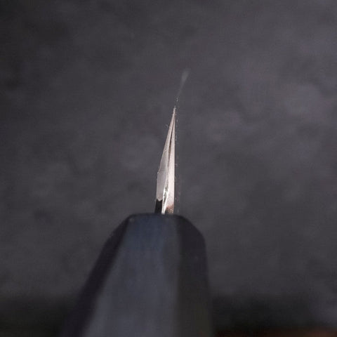 Yanagiba Blue Steel #2 Kasumi Dunkelblauer Urushi Griff 270mm-[Musashi]-[Japan-Küchenmesser]