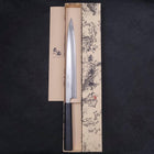 Yanagiba Blue Steel #2 Kasumi Dunkelblauer Urushi Griff 270mm-[Musashi]-[Japan-Küchenmesser]