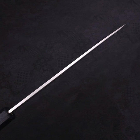 Yanagiba Blue Steel #2 Kasumi Urushi Griff Dunkelblau 180mm-[Musashi]-[Japan-Küchenmesser]