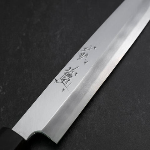 Yanagiba Blue Steel #2 Kasumi Walnussholz Griff 165mm-[Musashi]-[Japan-Küchenmesser]