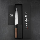 Yanagiba Blue Steel #2 Kasumi Walnussholz Griff 165mm-[Musashi]-[Japan-Küchenmesser]
