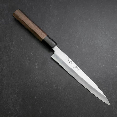 Yanagiba Blue Steel #2 Kasumi Walnussholz Griff 165mm-[Musashi]-[Japan-Küchenmesser]