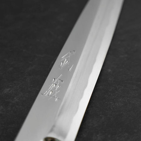 Yanagiba Blue Steel #2 Kasumi Walnussholz Griff 180mm-[Musashi]-[Japan-Küchenmesser]