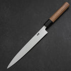 Yanagiba Blue Steel #2 Kasumi Walnussholz Griff 200mm-[Musashi]-[Japan-Küchenmesser]