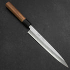 Yanagiba Blue Steel #2 Kasumi Walnussholz Griff 200mm-[Musashi]-[Japan-Küchenmesser]