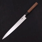 Yanagiba Blue Steel #2 Kasumi Walnussholz Griff 240mm-[Musashi]-[Japan-Küchenmesser]