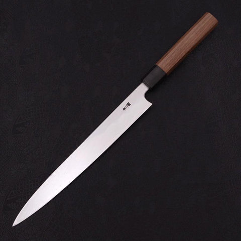 Yanagiba Blue Steel #2 Kasumi Walnussholz Griff 240mm-[Musashi]-[Japan-Küchenmesser]