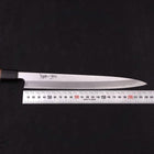 Yanagiba Blue Steel #2 Kasumi Walnussholz Griff 240mm-[Musashi]-[Japan-Küchenmesser]
