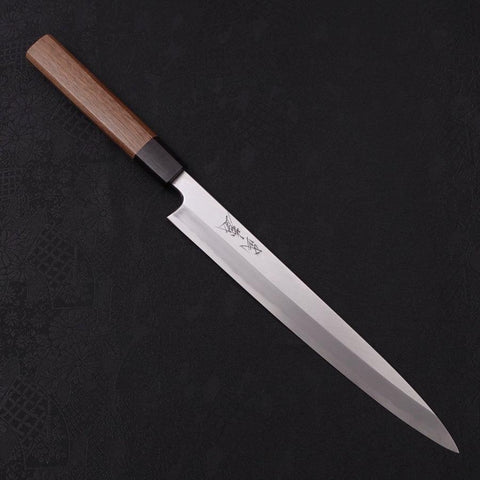 Yanagiba Blue Steel #2 Kasumi Walnussholz Griff 240mm-[Musashi]-[Japan-Küchenmesser]