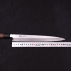 Yanagiba Blue Steel #2 Kasumi Walnussholz Griff 270mm-[Musashi]-[Japan-Küchenmesser]